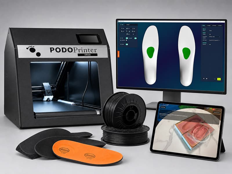 Bundle completo Pod3D Lab: scanner digitale, stampante 3D, materiali e coperture